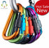 Carabine Outdoor Kit 6 pcs Camping Equipment Alloy Aluminum Survival Gear Camp Mountaineering Hook EDC Mosqueton Carabiner