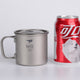 Keith Outdoor Titanium Water Mugs With Folding Handles Titanium Lids Drinkware Camping Cups Ultralight Travel Mug 220ml-900ml