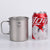 Keith Outdoor Titanium Water Mugs With Folding Handles Titanium Lids Drinkware Camping Cups Ultralight Travel Mug 220ml-900ml