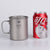 Keith Outdoor Titanium Water Mugs With Folding Handles Titanium Lids Drinkware Camping Cups Ultralight Travel Mug 220ml-900ml