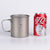 Keith Outdoor Titanium Water Mugs With Folding Handles Titanium Lids Drinkware Camping Cups Ultralight Travel Mug 220ml-900ml