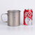 Keith Outdoor Titanium Water Mugs With Folding Handles Titanium Lids Drinkware Camping Cups Ultralight Travel Mug 220ml-900ml
