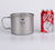 Keith Outdoor Titanium Water Mugs With Folding Handles Titanium Lids Drinkware Camping Cups Ultralight Travel Mug 220ml-900ml