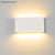 Quality outdoor wall light 12w ip65 waterproof driver outdoor light wall super bright black/white